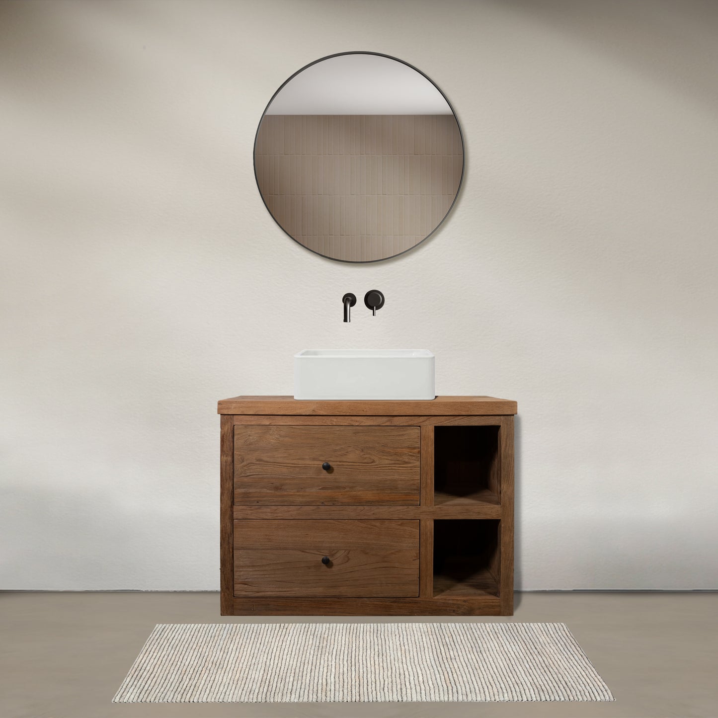 Houten badkamermeubel van teak | Verkerke Living