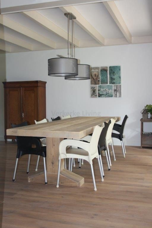 Steigerhout tafel Leonie
