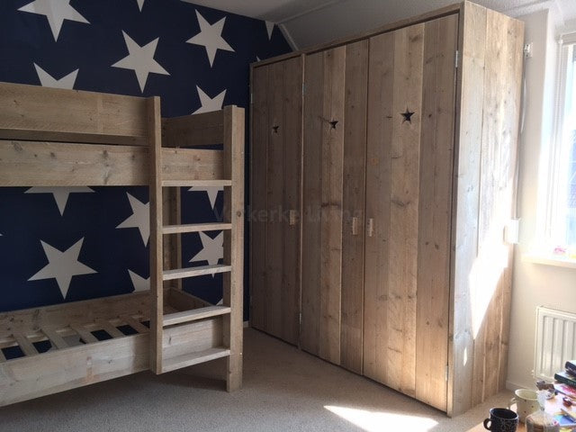 Steigerhouten stapelbed | Verkerke Living
