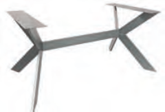 Tafel Onderstel Rex Long Exlusive Line RVS