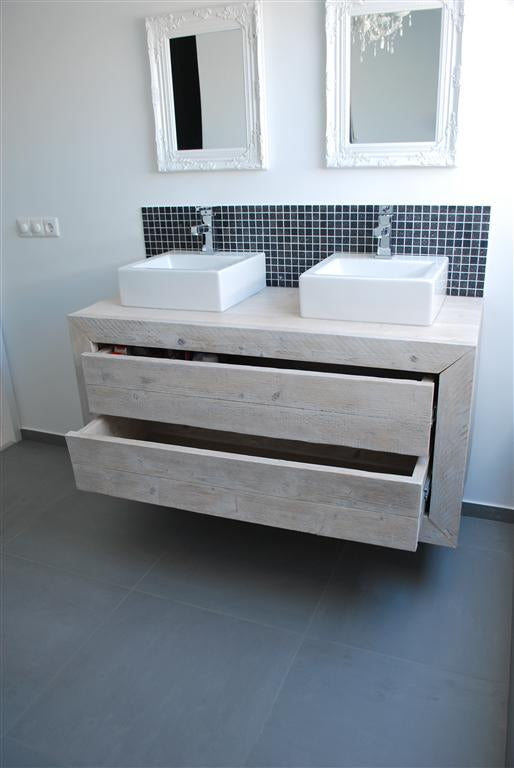 Steigerhouten badkamermeubel | Verkerke Living