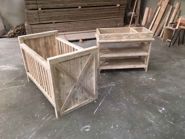 Ledikant Dani | Steigerhouten ledikant | Verkerke Living