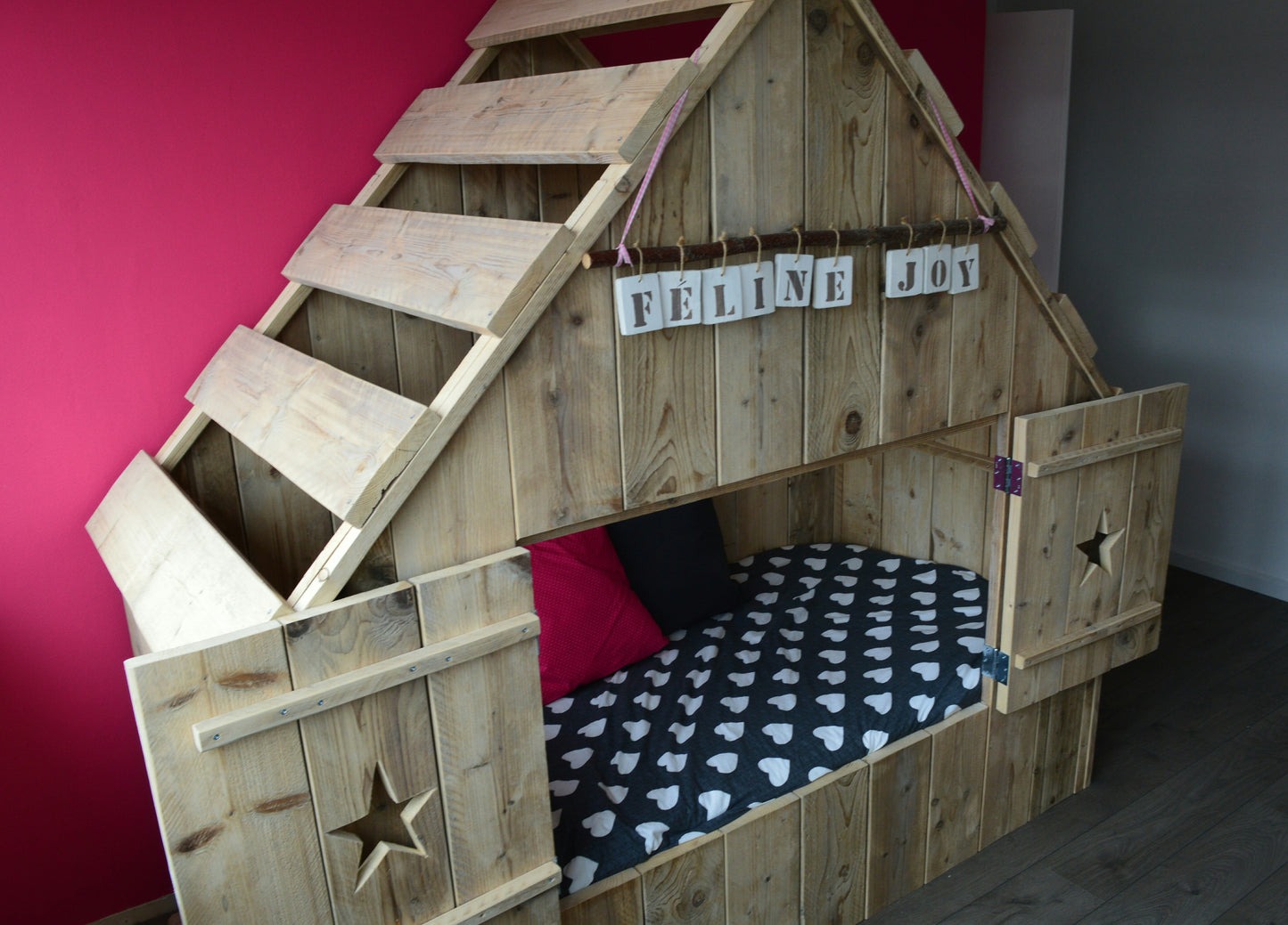 Bovenkant huisje Feline