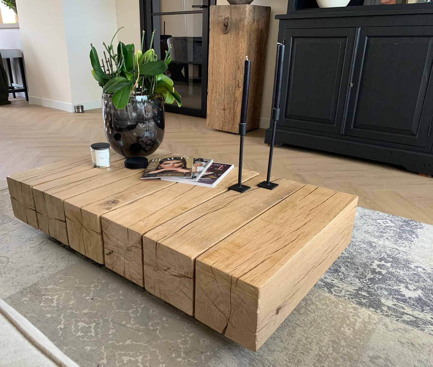 Eiken balken salontafel | Verkerke Living