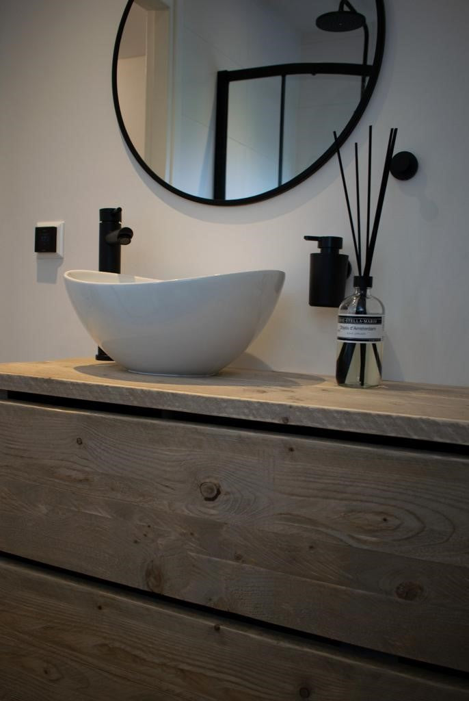 Badkamermeubel steigerhout | Verkerke Living