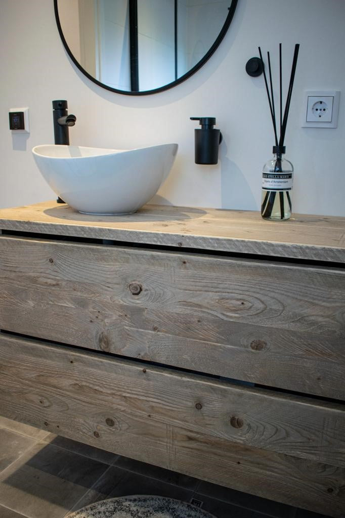 Badkamermeubel steigerhout | Verkerke Living