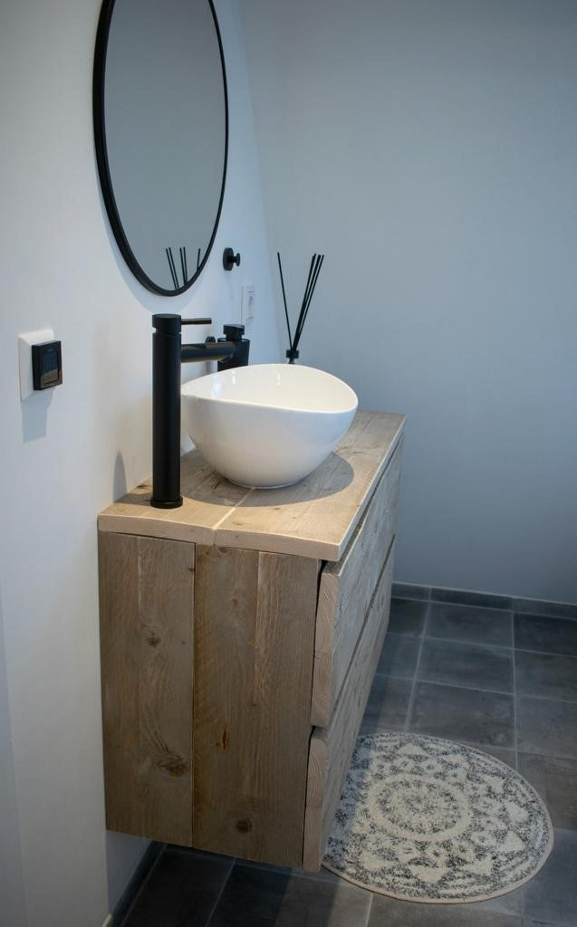 Badkamermeubel steigerhout | Verkerke Living