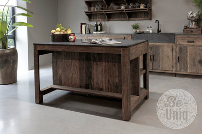 Be-Uniq Keuken Eiland Medium incl granieten aanrechtblad