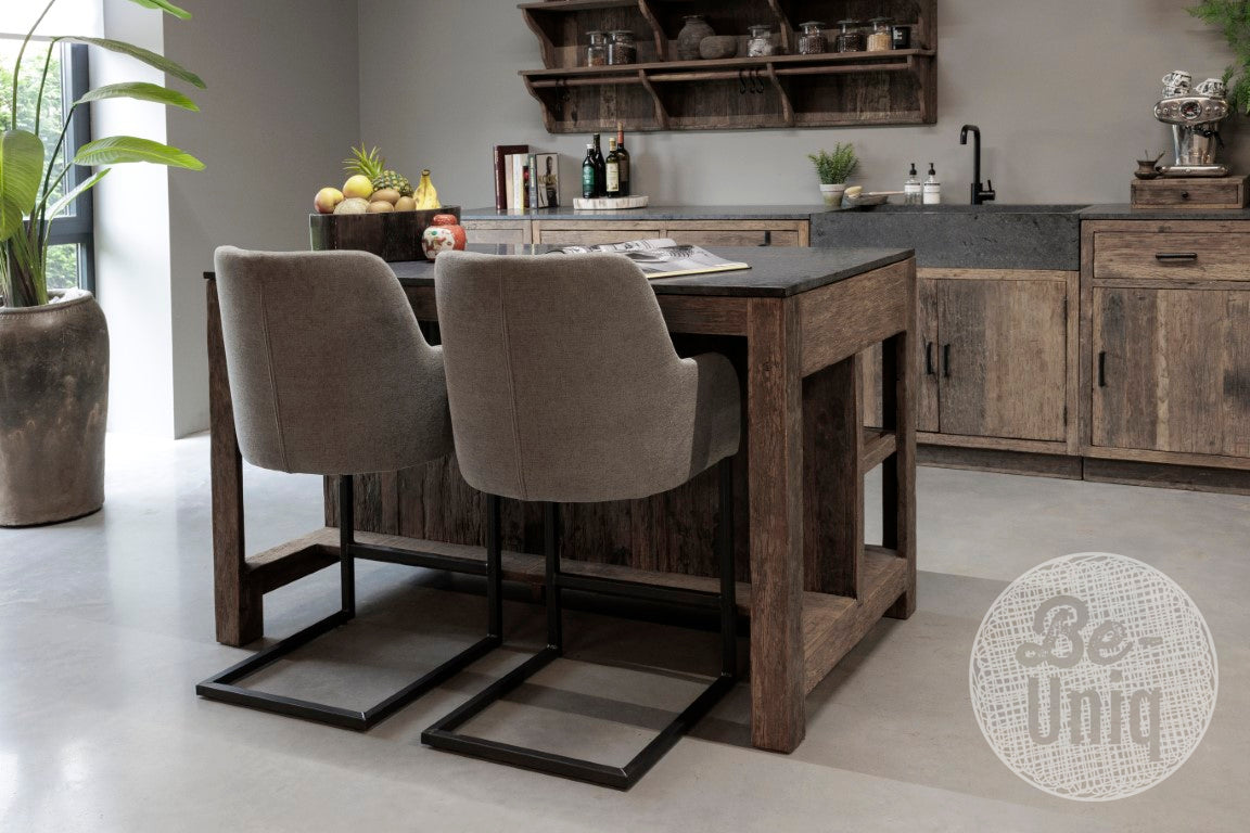 Be-Uniq Keuken Eiland Medium incl granieten aanrechtblad