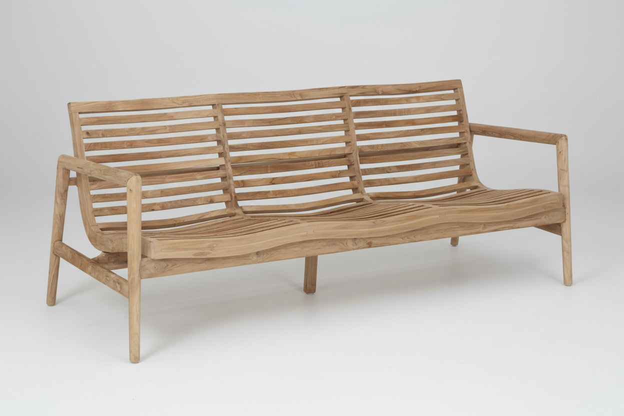 Must Living Bank Ray 3-zits | Houten Tuinmeubels