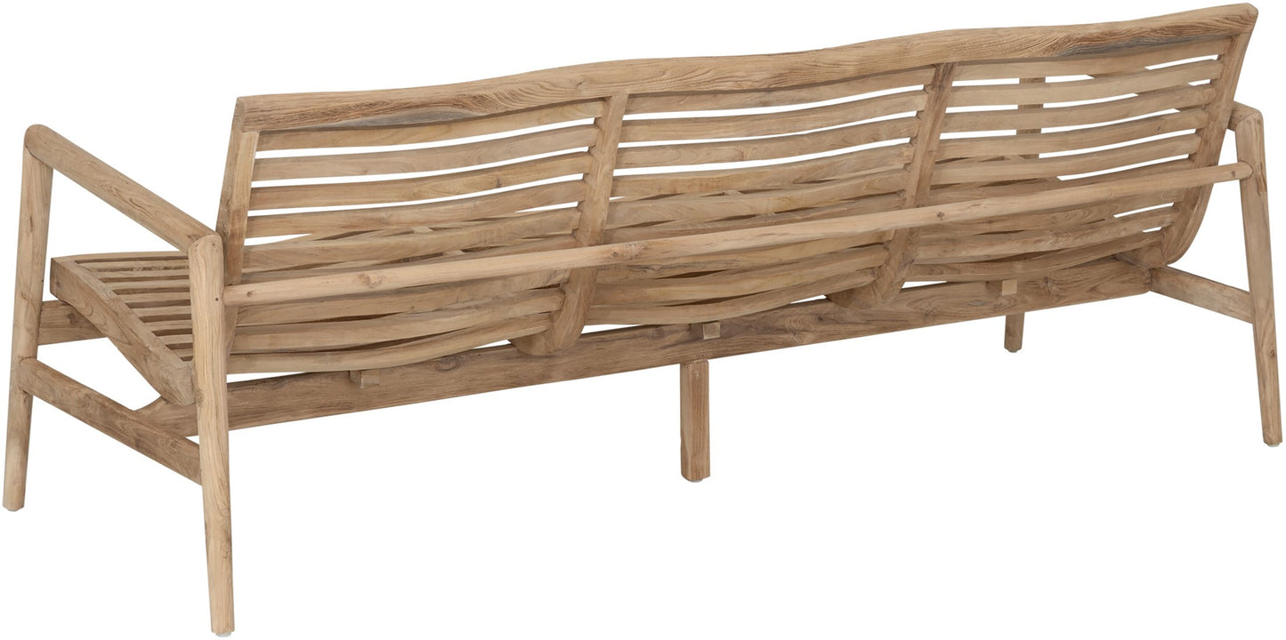 Must Living Bank Ray 3-zits | Houten Tuinmeubels | Achteraanzicht
