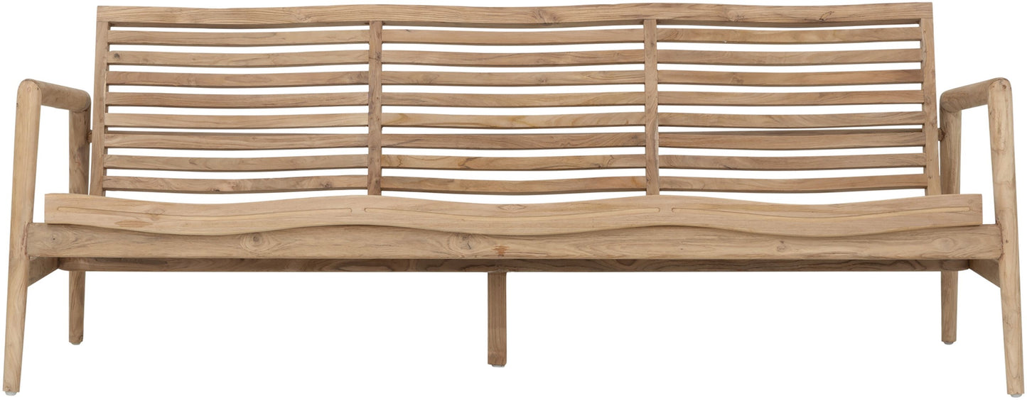 Must Living Bank Ray 3-zits | Houten Tuinmeubels | Vooraanzicht