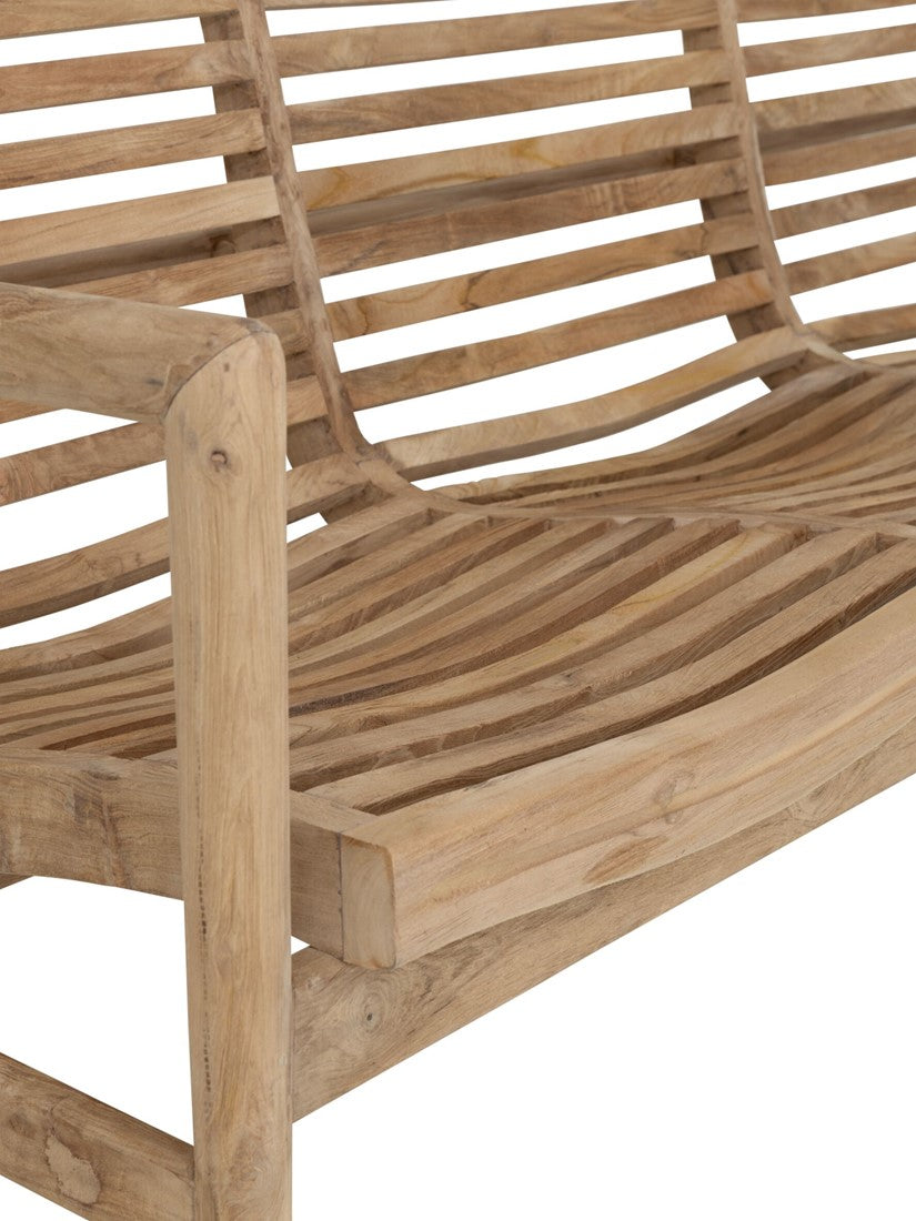 Must Living Bank Ray 3-zits | Houten Tuinmeubels | Zijaanzicht