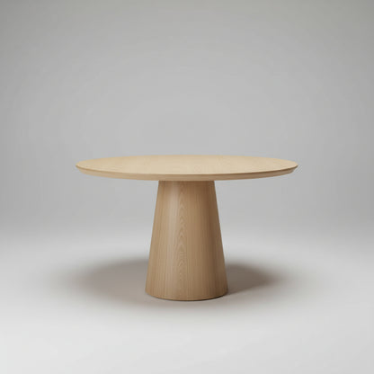 Ronde eikenhouten eettafel Milaan
