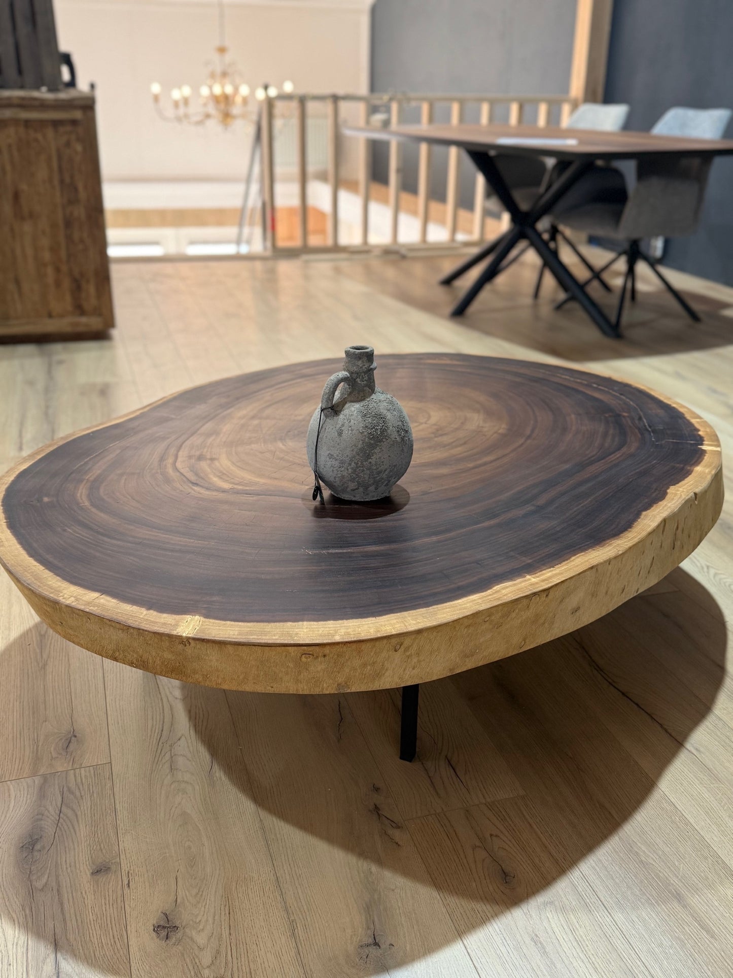 Salontafel Suar van massief boomstamblad