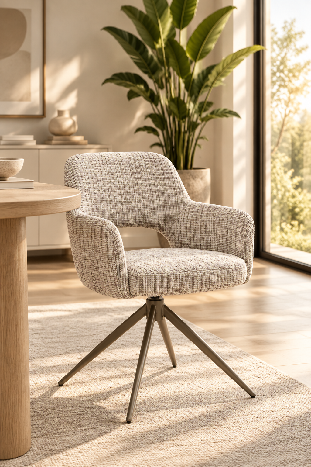 Eetkamerstoel DiCaprio beige