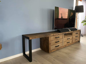 Industrieel tv meubel | Verkerke Living