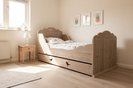 Steigerhouten vogelbed Noa