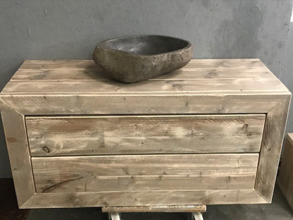 Natuursteen waskom te koop bij Verkerke Living